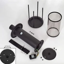 Borne Lumineuse Sumalao Noir, 1 Lumiere, Detecteur De Mouvement