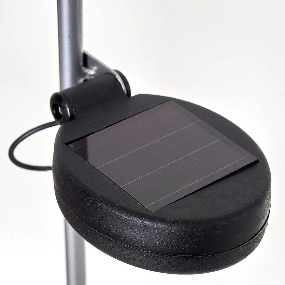 Borne Lumineuse Zermatt Led Argente, 28 Lumieres