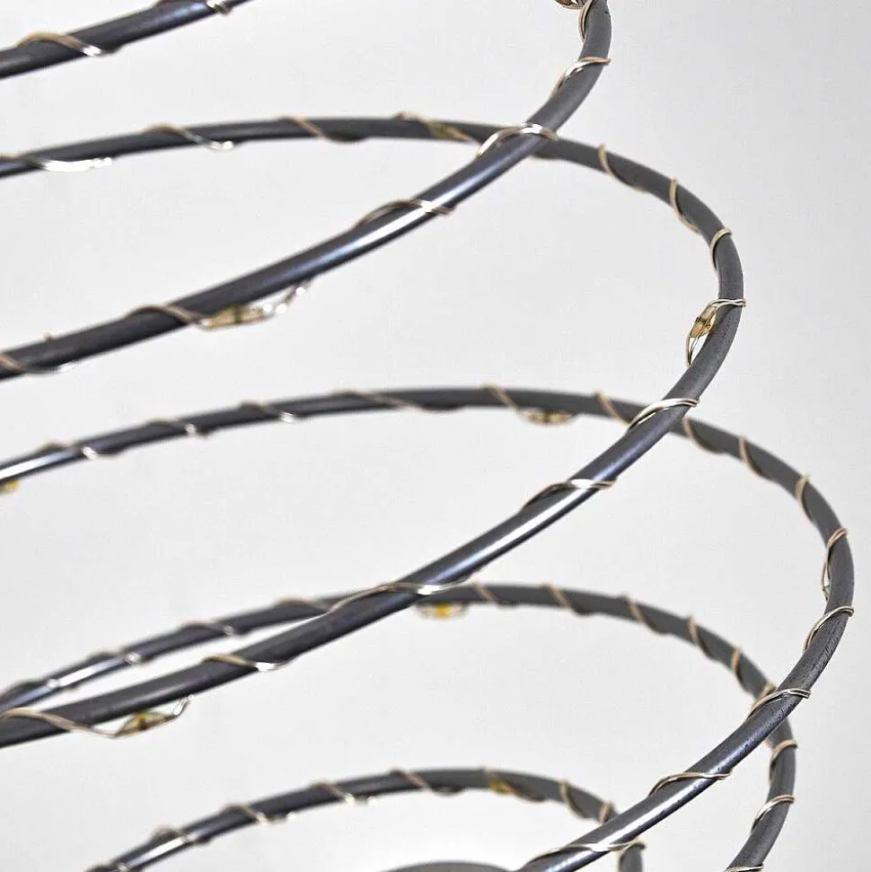 Borne Lumineuse Zermatt Led Argente, 28 Lumieres