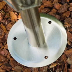 Borne Moskau Acier Inoxydable, 1 Lumiere