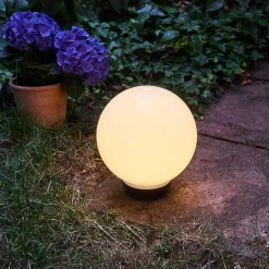 Boule Lumineuse Campinas Led Noir, Blanc, 1 Lumiere