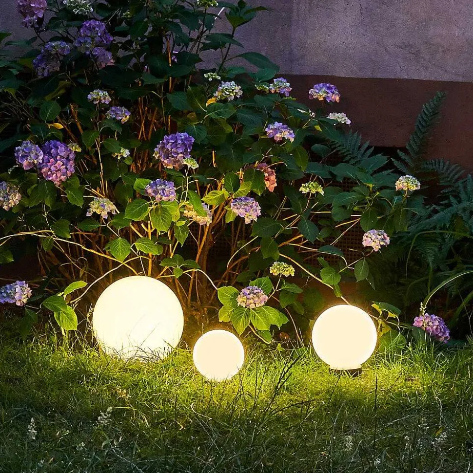 Boule Lumineuse Campinas Led Noir, Blanc, 1 Lumiere