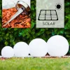 Boule Lumineuse Solar Led Acier Inoxydable, 2 Lumieres