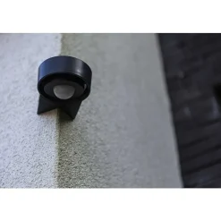 Detecteur De Mouvement Lutec Dawny Noir, Detecteur De Mouvement