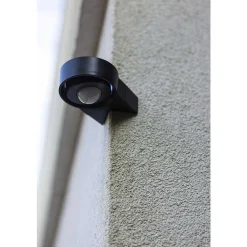 Detecteur De Mouvement Lutec Dawny Noir, Detecteur De Mouvement