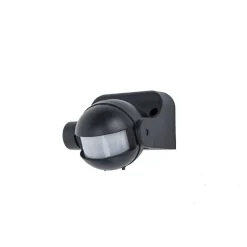 Detecteur De Mouvement Lutec Sphere Noir, Detecteur De Mouvement