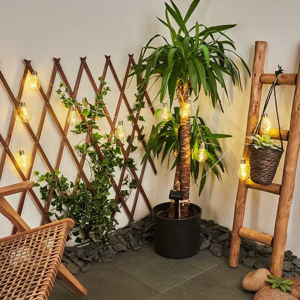 Guirlande Lumineuse Solaire Markhus Led Transparent, 10 Lumieres