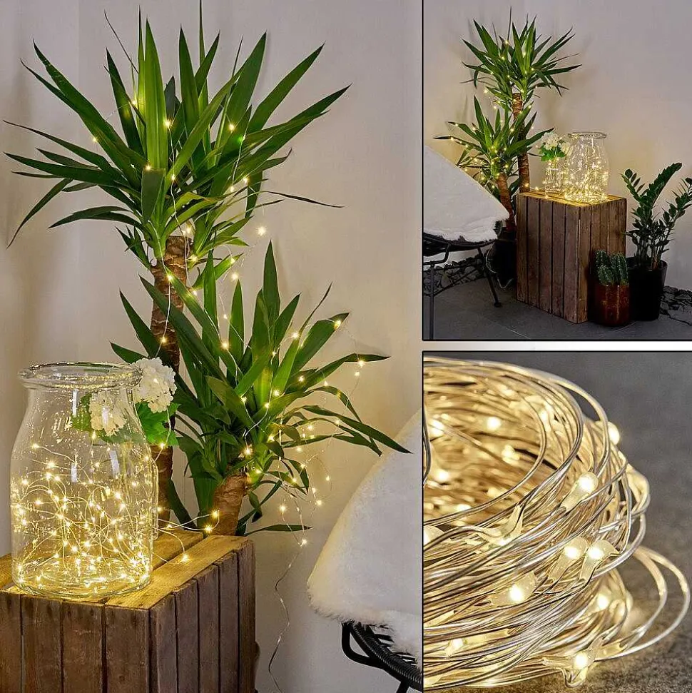 Guirlande Solaire Pistoia Led Blanc, 120 Lumieres