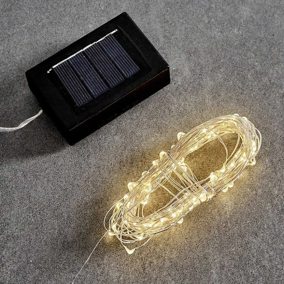 Guirlande Solaire Pistoia Led Blanc, 120 Lumieres