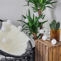 Guirlande Solaire Redding Led Blanc, 10 Lumieres