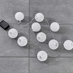 Guirlande Solaire Redding Led Blanc, 10 Lumieres