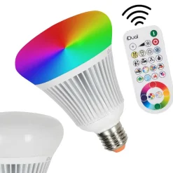 Idual E27 Led Rgb 16 Watt 2200-6500 Kelvin 806 Lumen Avec Telecommande