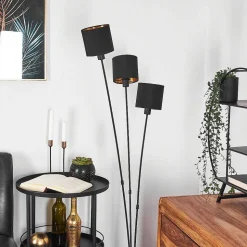 Lampadaire Alsen Noir, 3 Lumieres
