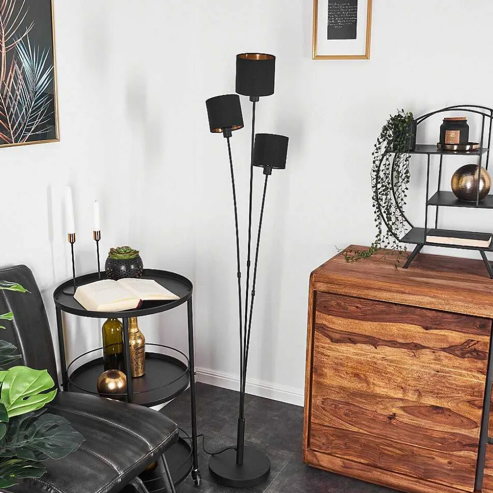 Lampadaire Alsen Noir, 3 Lumieres