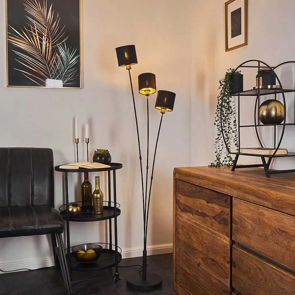 Lampadaire Alsen Noir, 3 Lumieres