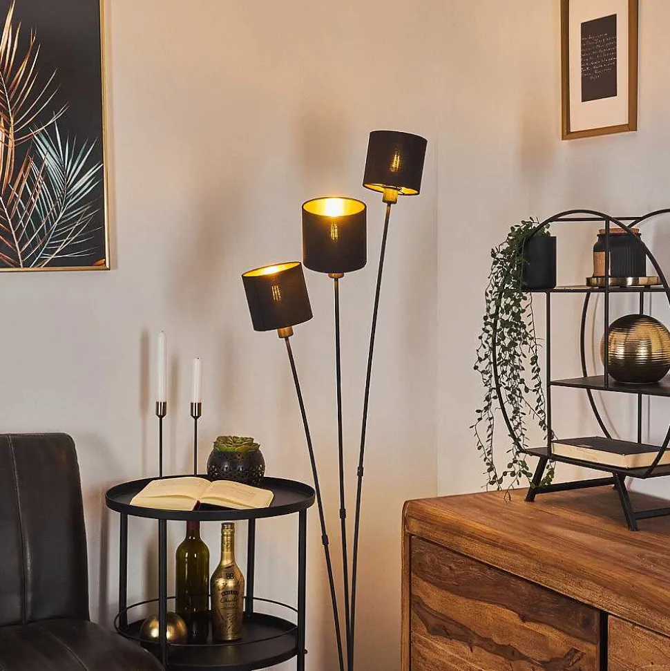 Lampadaire Alsen Noir, 3 Lumieres