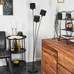 Lampadaire Alsen Noir, 3 Lumieres
