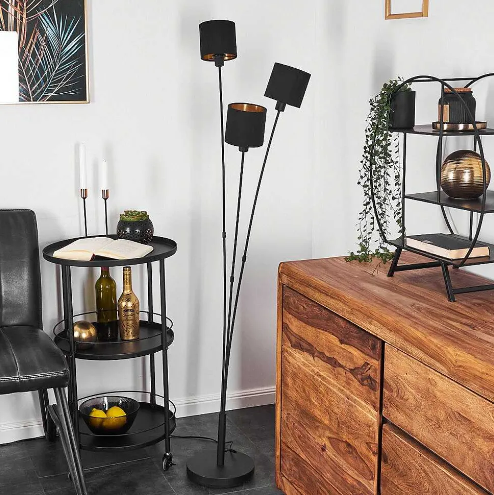 Lampadaire Alsen Noir, 3 Lumieres