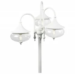 Lampadaire Exterieur Konstsmide Libra Blanc, 3 Lumieres