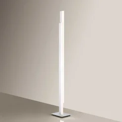 Lampadaire Paul Neuhaus Q-Tower Led Aluminium, 2 Lumieres, Telecommandes