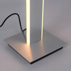 Lampadaire Paul-Neuhaus Q-Adriana Led Aluminium, 2 Lumieres, Telecommandes