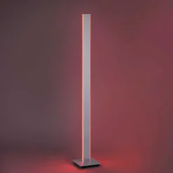 Lampadaire Paul-Neuhaus Q-Adriana Led Aluminium, 2 Lumieres, Telecommandes