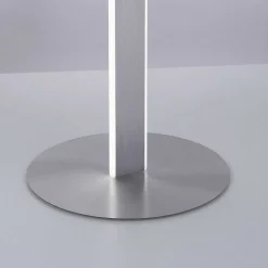 Lampadaire Paul-Neuhaus Q-Vito Led Acier Brosse, 3 Lumieres, Telecommandes