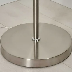 Lampadaire Theron Led Nickel Mat, 1 Lumiere, Telecommandes