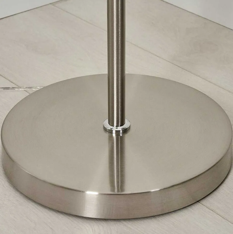 Lampadaire Theron Led Nickel Mat, 1 Lumiere, Telecommandes