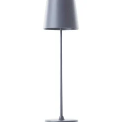 Lampe A Poser Brilliant Kaami Led Gris, 1 Lumiere