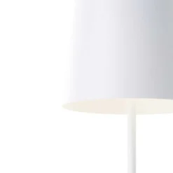 Lampe A Poser Brilliant Kaami Led Blanc, 1 Lumiere