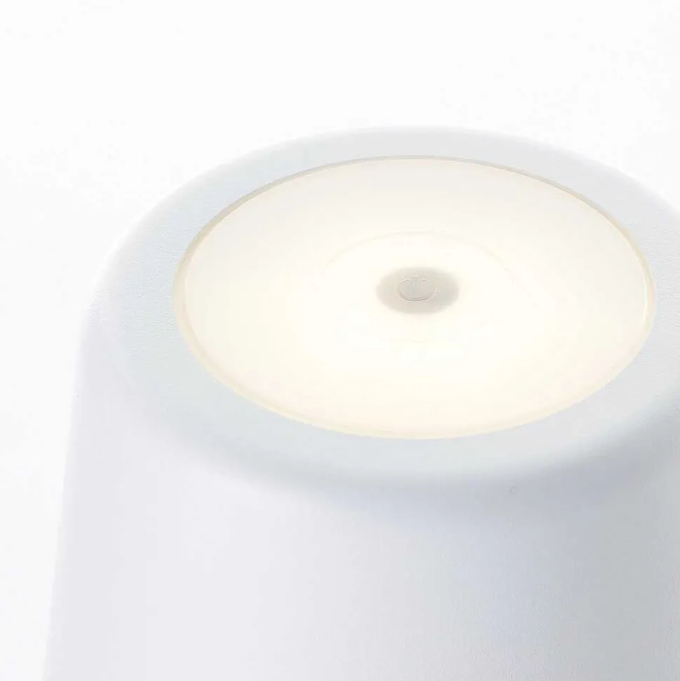 Lampe A Poser Brilliant Kaami Led Blanc, 1 Lumiere