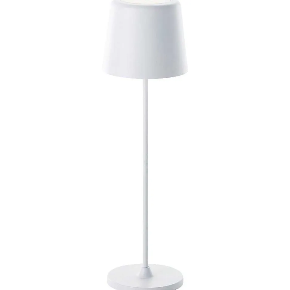 Lampe A Poser Brilliant Kaami Led Blanc, 1 Lumiere