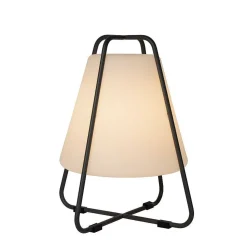 Lampe A Poser Lucide Pyramid Led Anthracite, 1 Lumiere