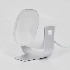 Lampe De Table Idual Lilac Led Argente, 1 Lumiere, Telecommandes, Changeur De Couleurs