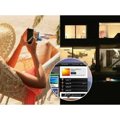 Lampe De Table, Kit D'Extension Philips Hue Ambiance White & Color Iris Led Transparent, Blanc, 1 Lumiere, Changeur De Couleurs