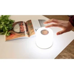 Lampe De Table Lutec Noma Led Blanc, 1 Lumiere, Changeur De Couleurs