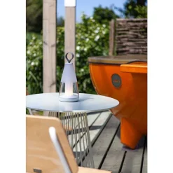 Lampe De Table Lutec Pepper Led Blanc, 1 Lumiere, Changeur De Couleurs