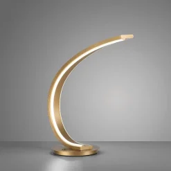 Lampe De Table Paul Neuhaus Q-Vito Led Laiton, 1 Lumiere, Telecommandes