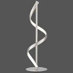 Lampe De Table Paul Neuhaus Qswing Led Argente, 1 Lumiere, Telecommandes