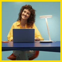 Lampe De Table Philips Wiz Office Led Blanc, 1 Lumiere