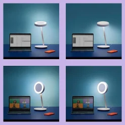 Lampe De Table Philips Wiz Office Led Blanc, 1 Lumiere