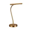 Lampe De Table Trio Curtis Led Laiton, 1 Lumiere