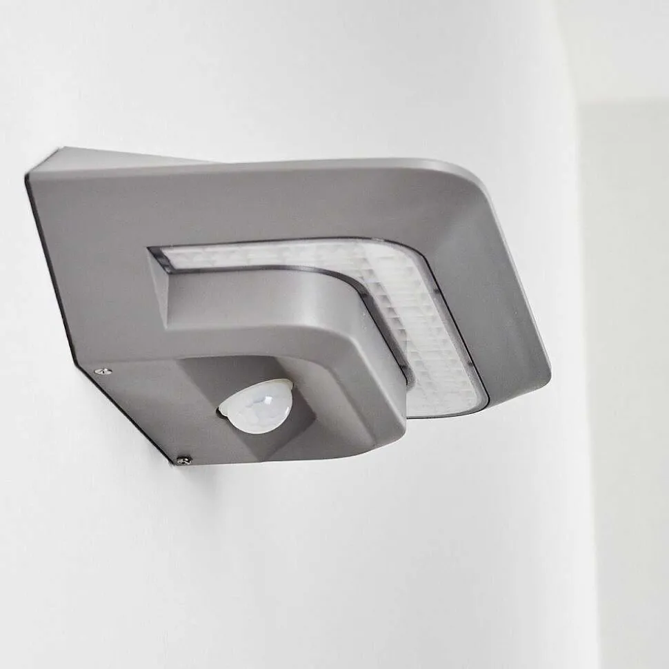 Lampe Solaire Camden Led Gris, 1 Lumiere, Detecteur De Mouvement