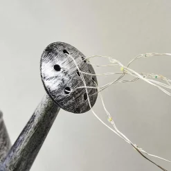 Lampe Solaire Dalen Led Noir, Argente, 28 Lumieres