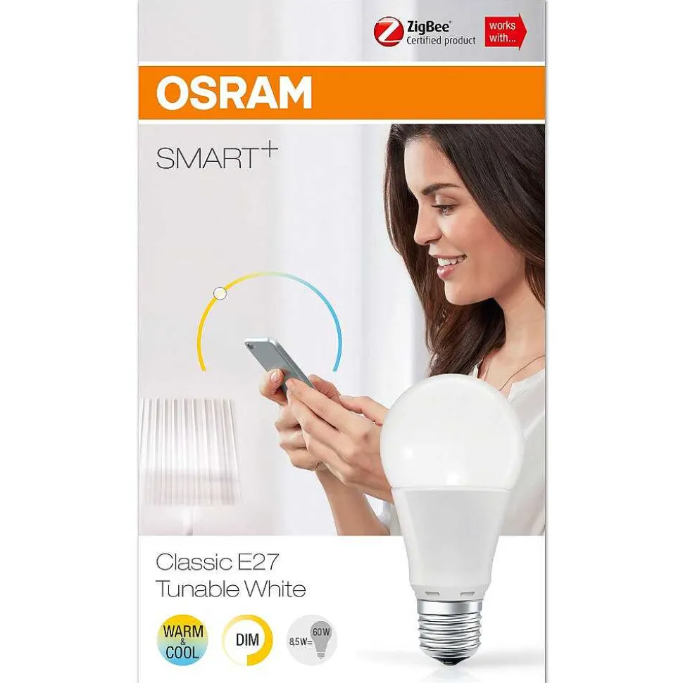 Led E27 8,5 Watt 2700 Kelvin 810 Lumen Osram Smart+