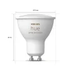 Led Gu10 4,3 Watt 2000 - 6500 Kelvin 230 Lumen Philips Hue White & Color Ambiance