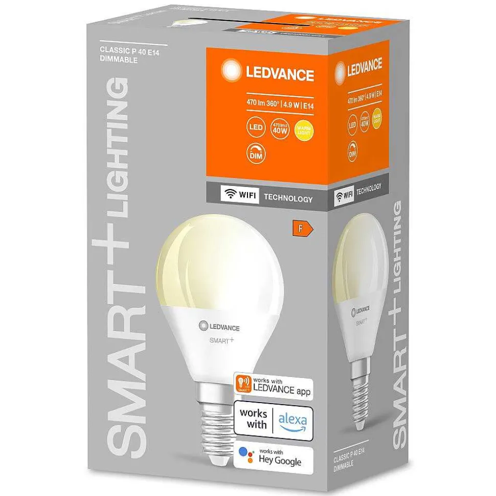 Ledvance Smart+ Wifi Led E14 4,9 Watt 2700 Kelvin 470 Lumen