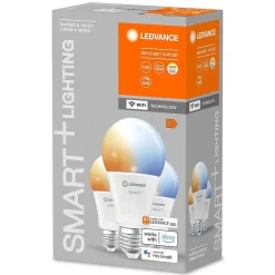 Ledvance Smart+ Wifi Lot De 3 Led E27 14 Watt 2700-6500 Kelvin 1521 Lumen