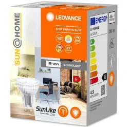 Ledvance Sun@Home Led Gu10 4,9 Watt 2200-5000 Kelvin 268 Lumen